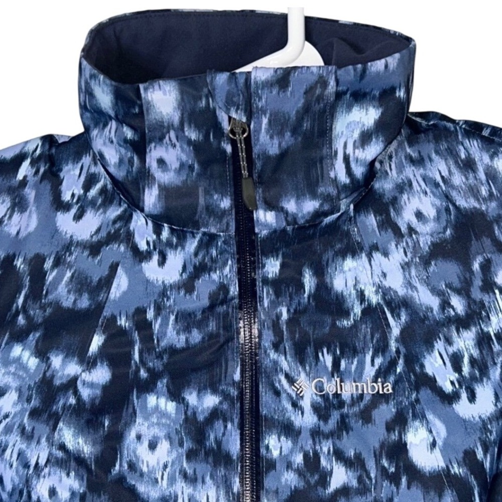 Columbia Jacket Interchange Full Zip‎ Activewear Blue White Women's Size Small